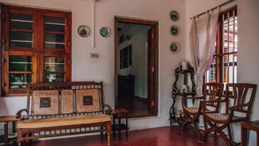 Inside the Akkara Homestay in Kerala